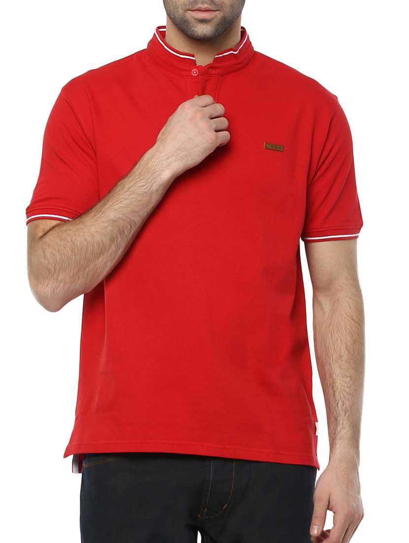 red cotton t-shirt