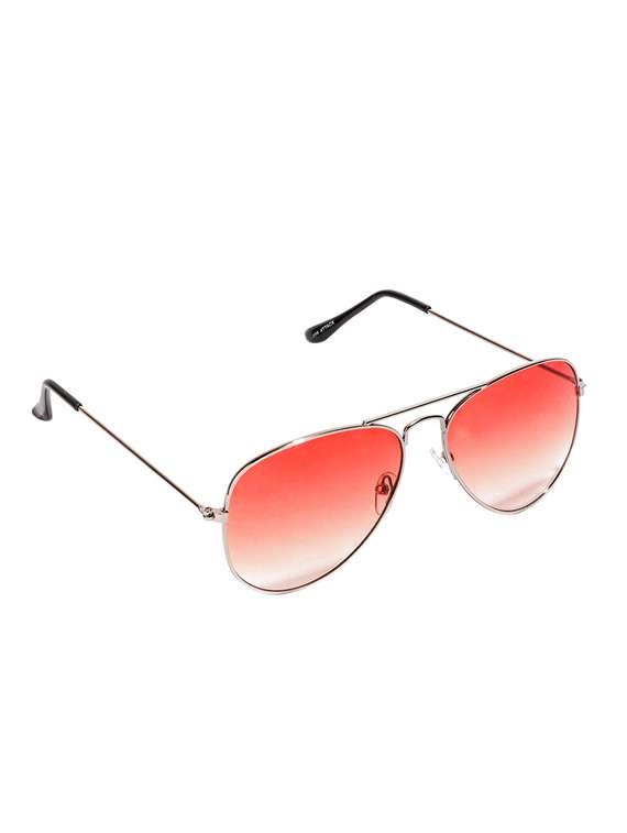 vespl uv protected silver frame peach color aviator sunglass-v-1218 - 13695803 -  Standard Image - 2