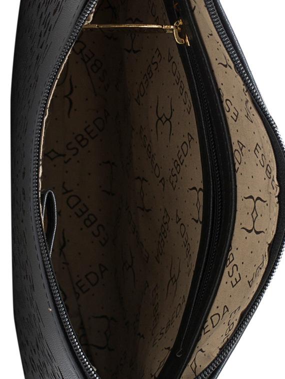 black leatherette regular sling bag - 13699072 - Standard Image - 2