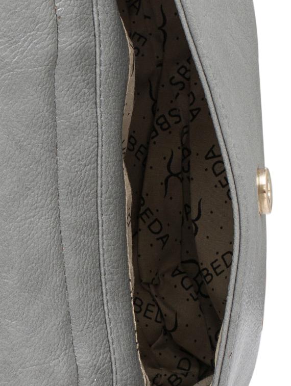 grey leatherette regular sling bag - 13699081 - Standard Image - 2