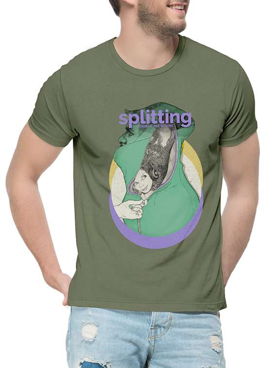 green cotton t-shirt