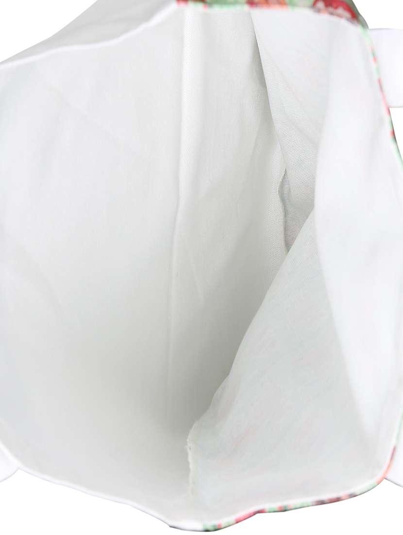 white polyester printed tote - 13710060 - Standard Image - 2