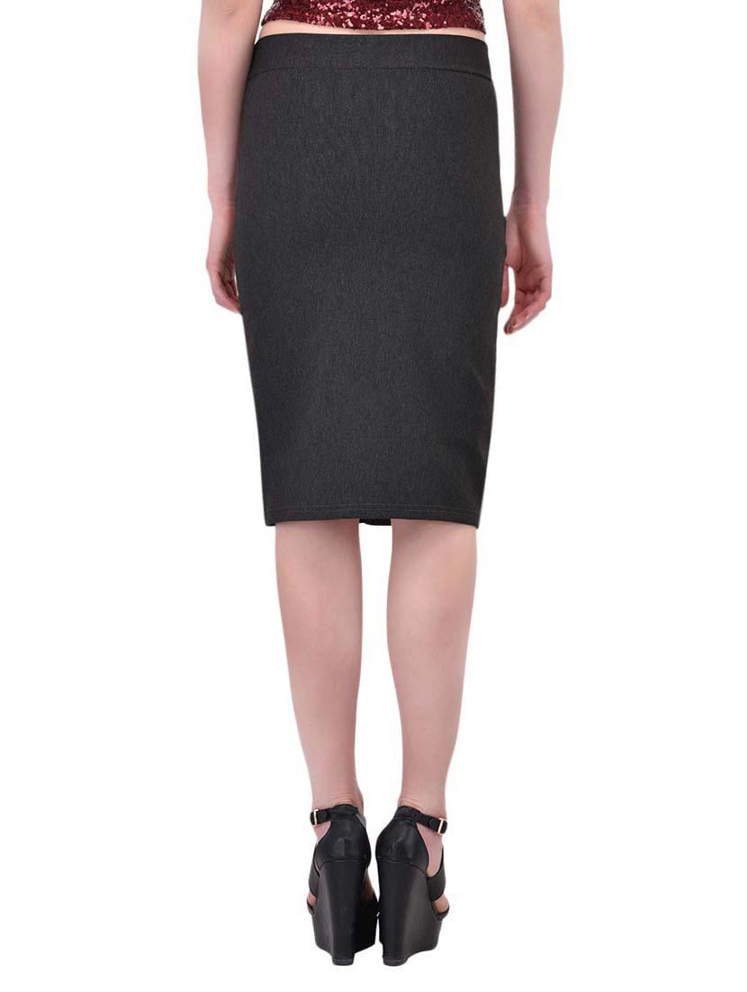 dark grey lycra pencil skirt - 13714680 - Standard Image - 2