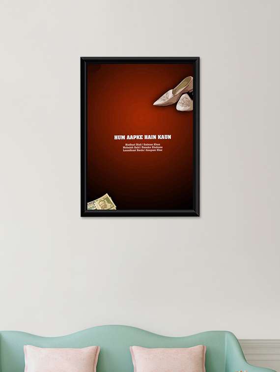 bollywood masala wall poster (with frame)