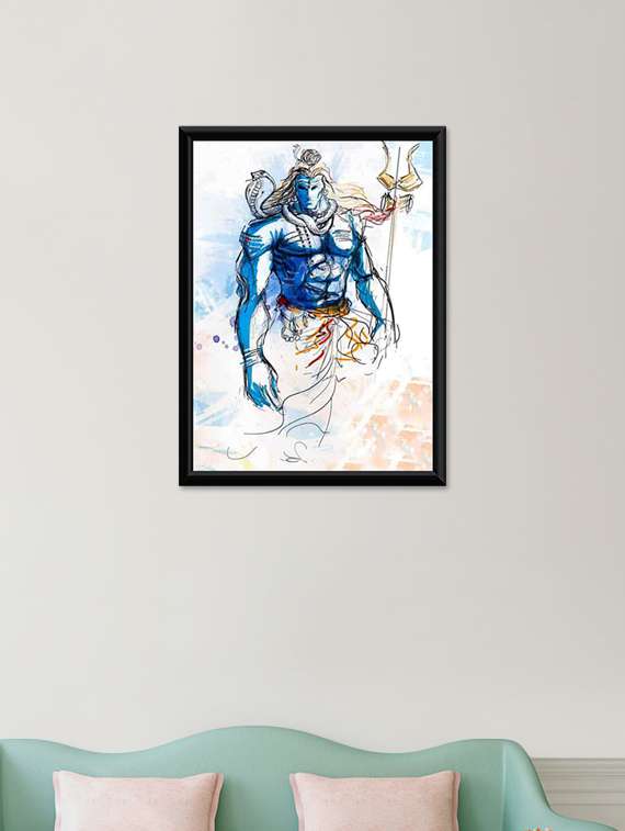 great shivaay wall poster (with frame)