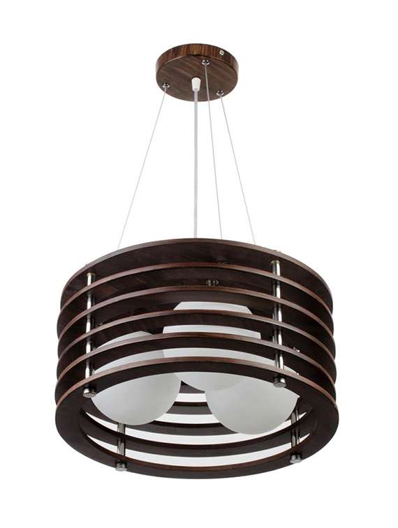 learc designer lighting wood glass pendent