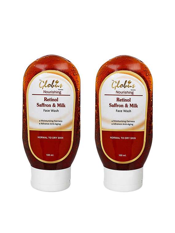 retinol saffron & milk face wash