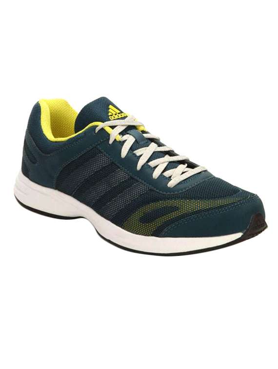 green mesh sport shoes
