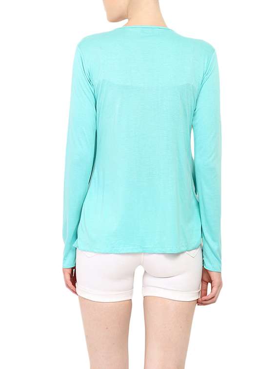 light blue viscose shrug - 13733782 - Standard Image - 2
