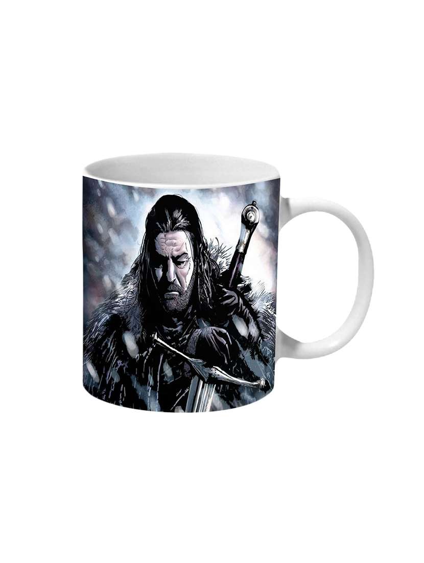 mooch wale game of thrones ned strak art ceramic mug