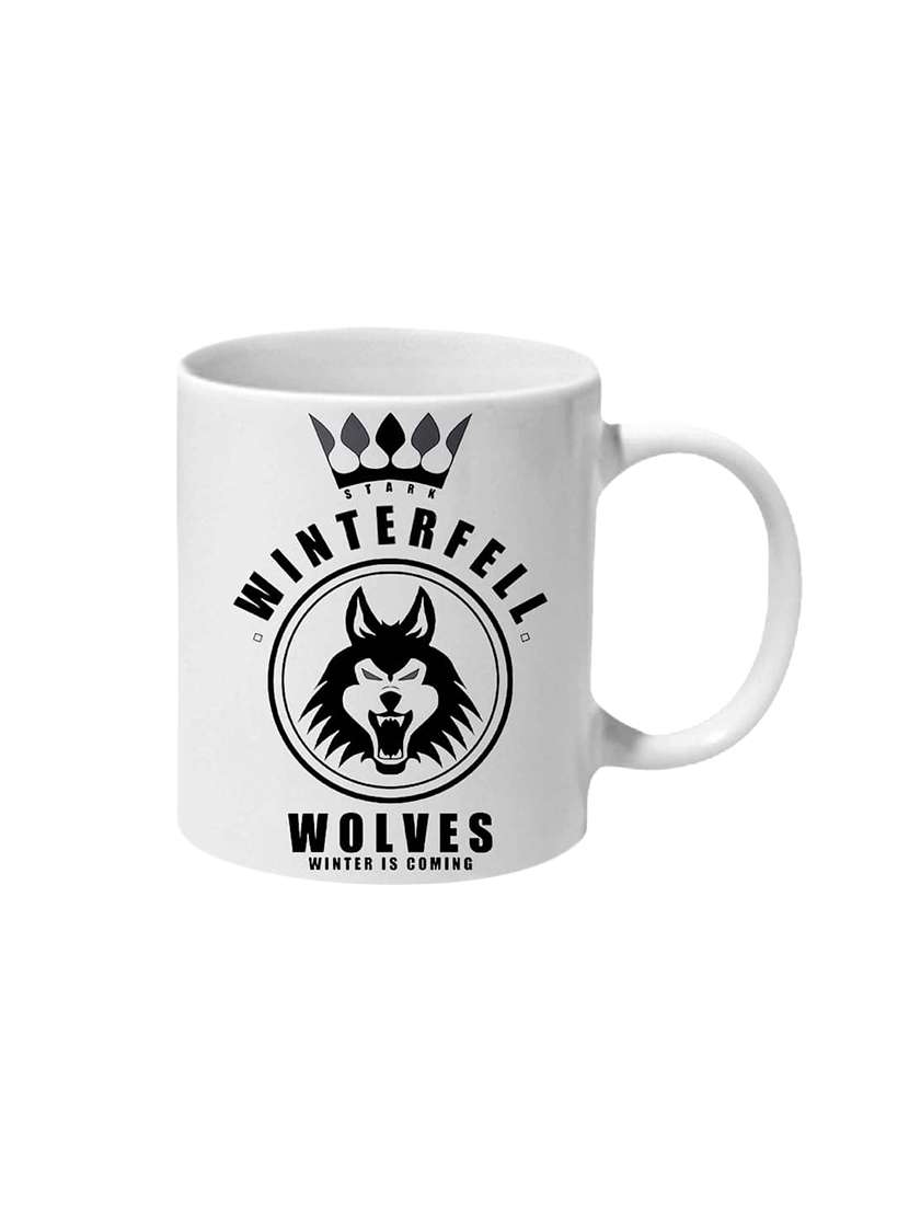 mooch wale game of thrones stark wolves winter is coming ceramic mug