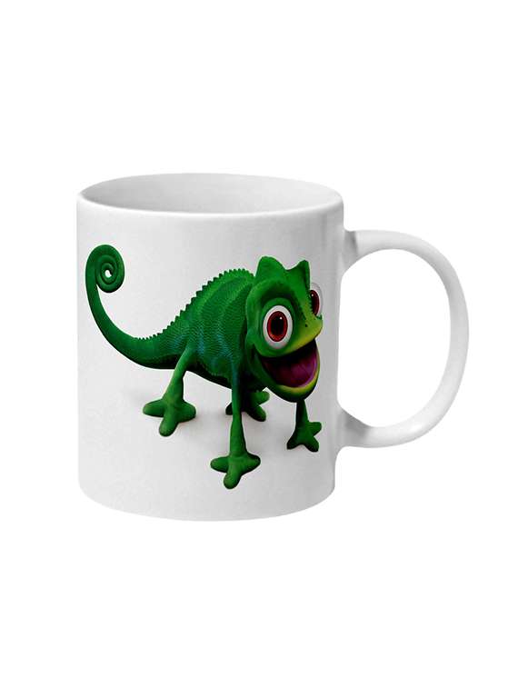 mooch wale tangled chameleon pascal ceramic mug