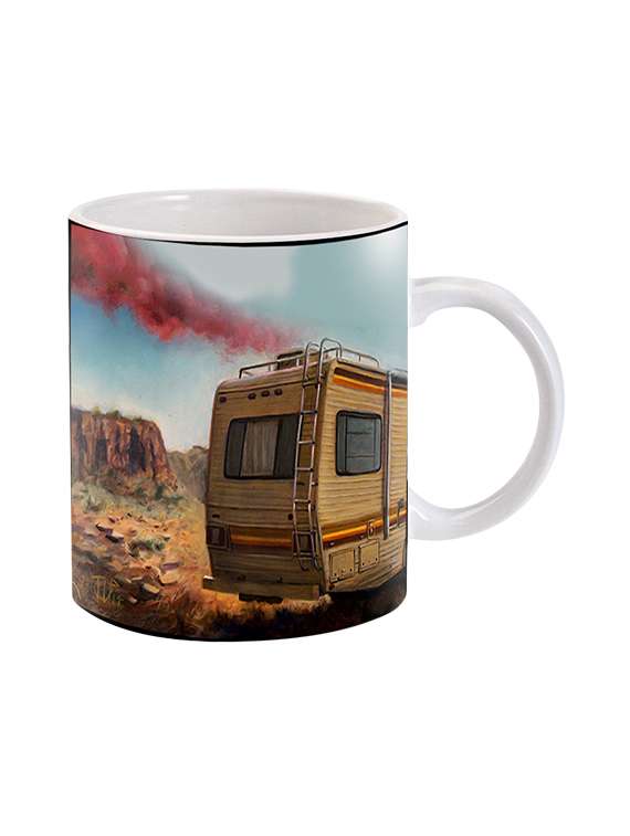 mooch wale breaking bad art work ceramic mug