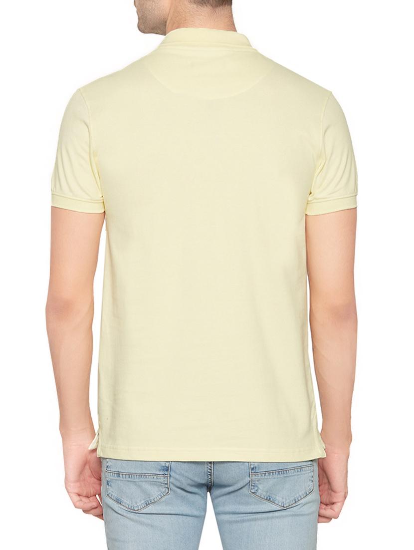 solid cream cotton t-shirt - 13747795 - Standard Image - 2