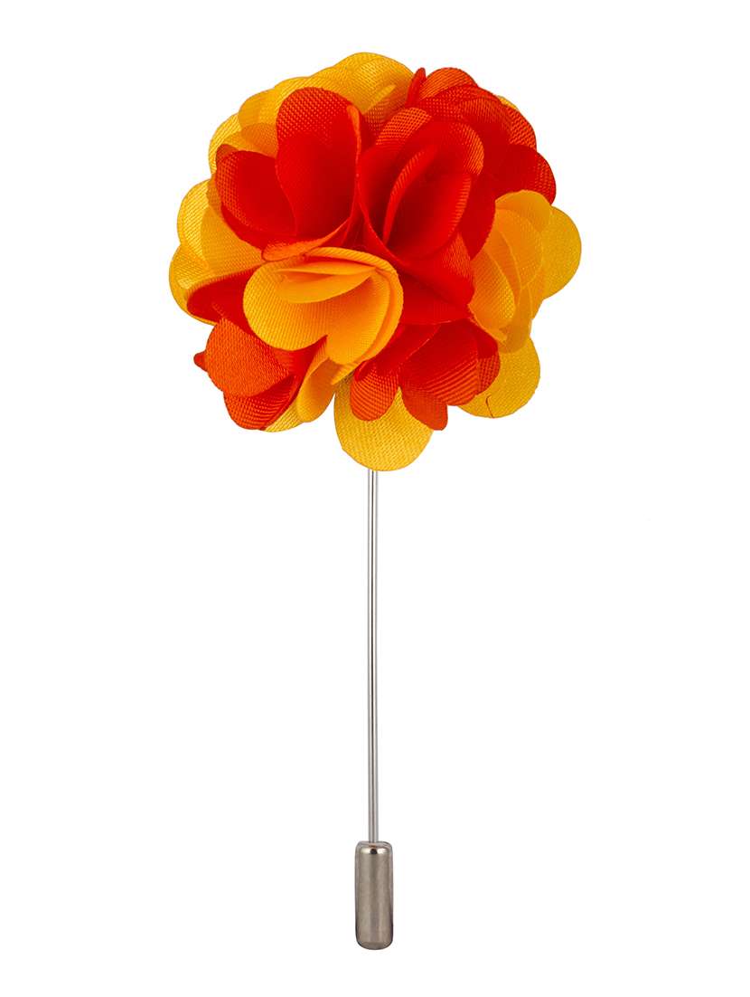 multi colored metal brooch