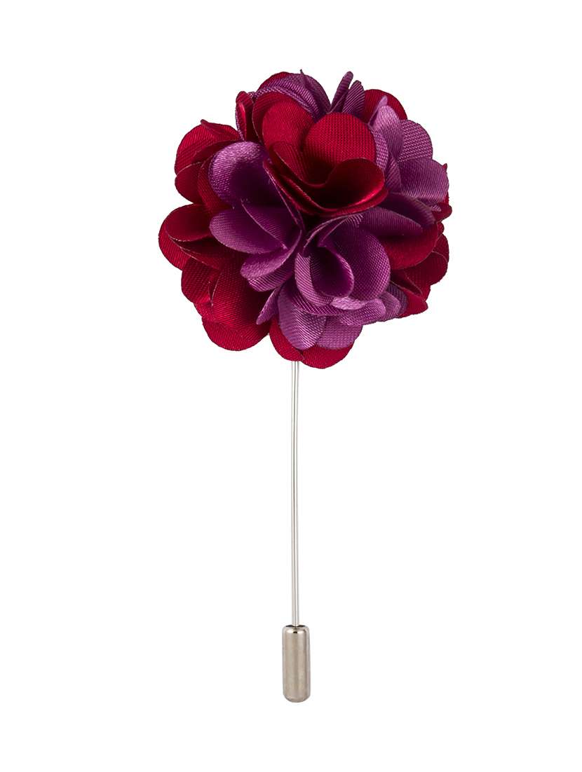 multi colored metal brooch