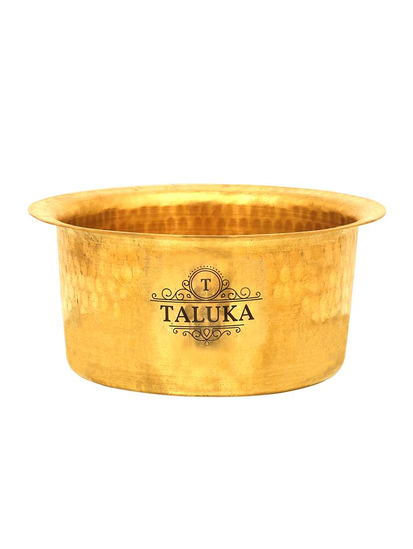 pure brass made milk pan(3500 ml)