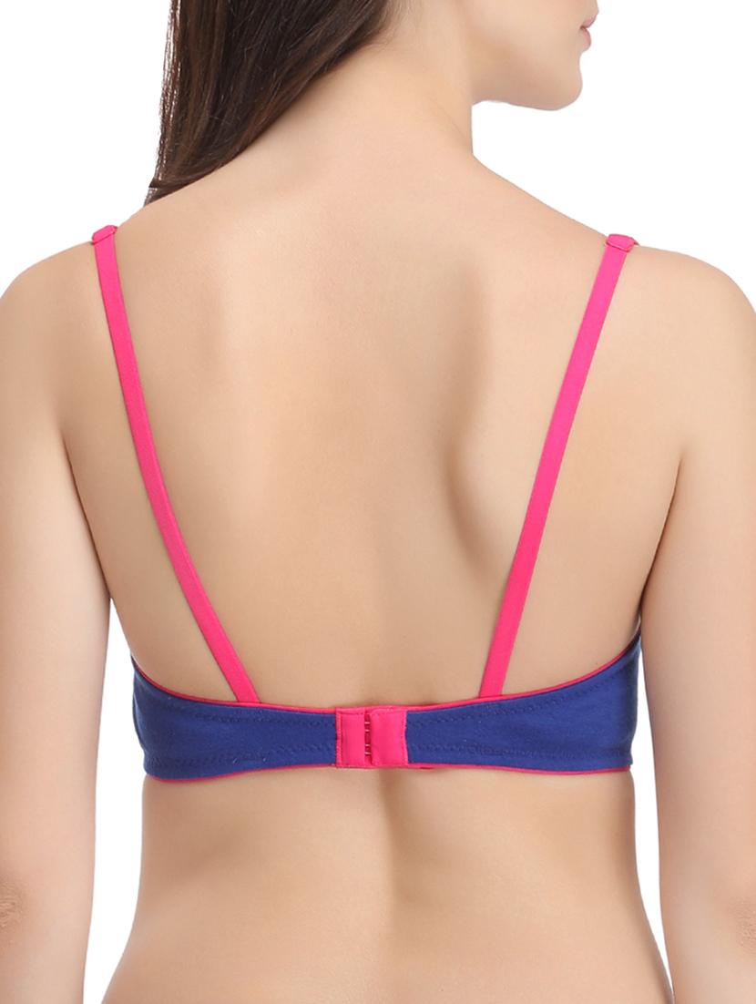 blue cotton tshirt bra - 13758997 - Standard Image - 2