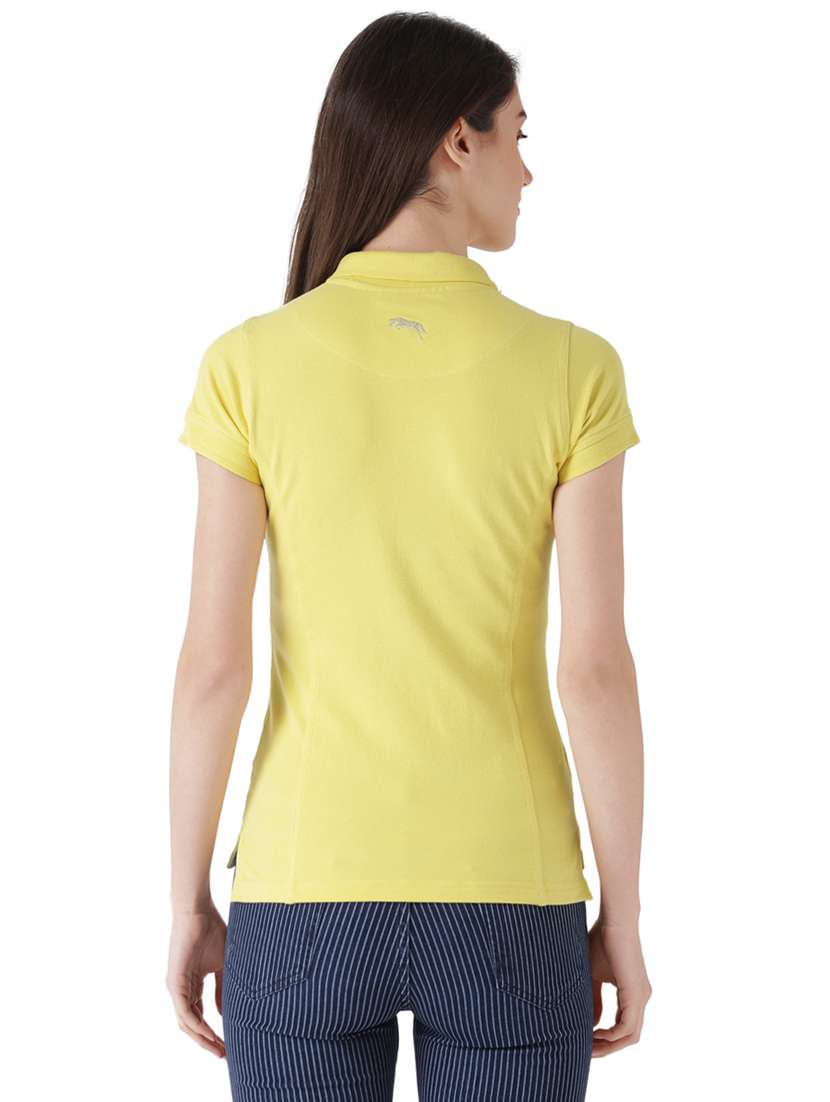 yellow cotton regular tshirt - 13760002 -  Standard Image - 2