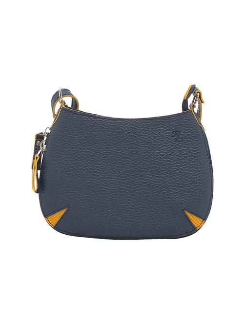 blue solid regular sling bag - 13760584 - Standard Image - 0