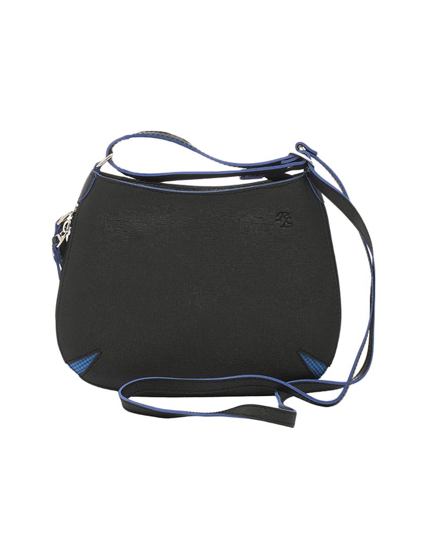 black leatherette regular sling bag - 13760585 - Zoom Image - 0
