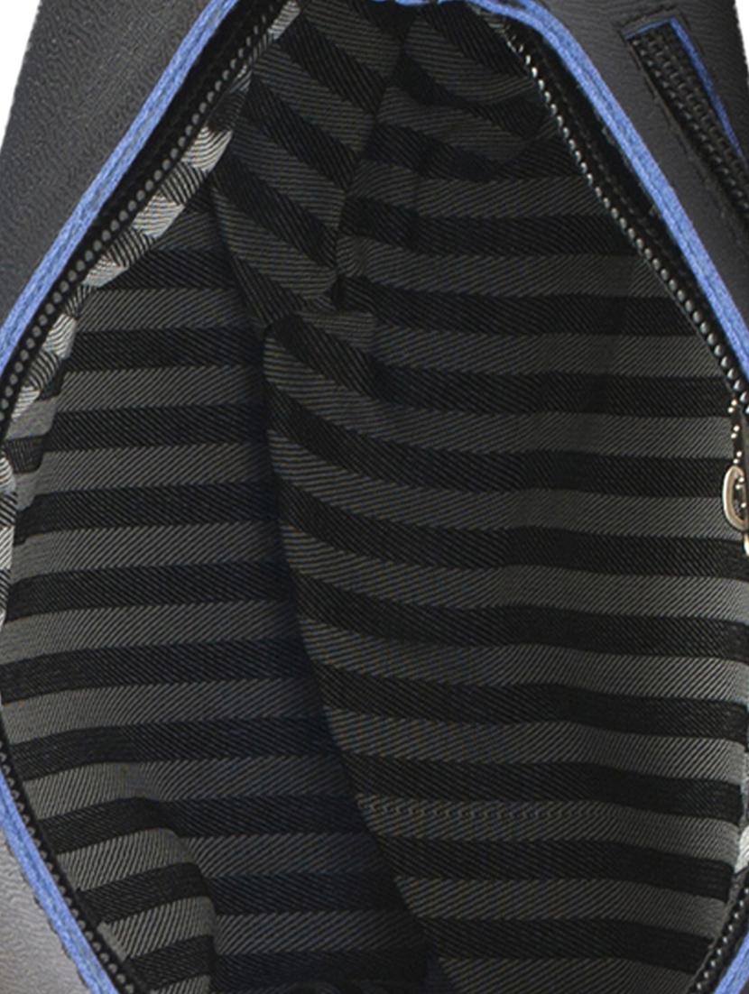 black leatherette regular sling bag - 13760585 - Standard Image - 2