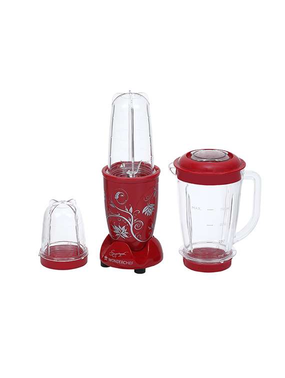 wonderchef nutri-blend red with jar
