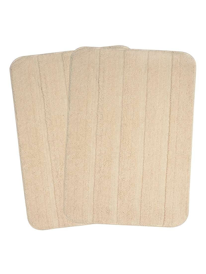 set of 2 pc microfiber anti slip bathmat