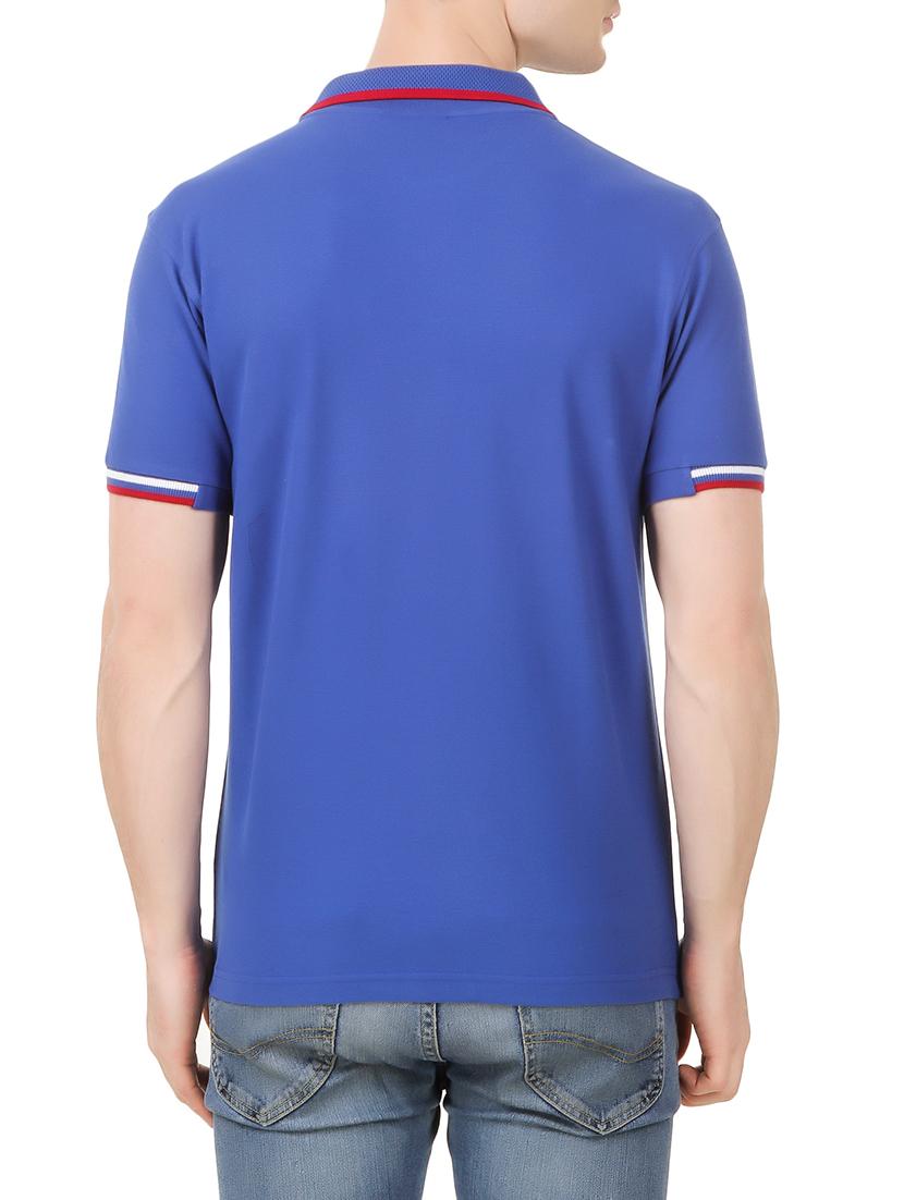 blue polyester t-shirt - 13772090 - Standard Image - 2