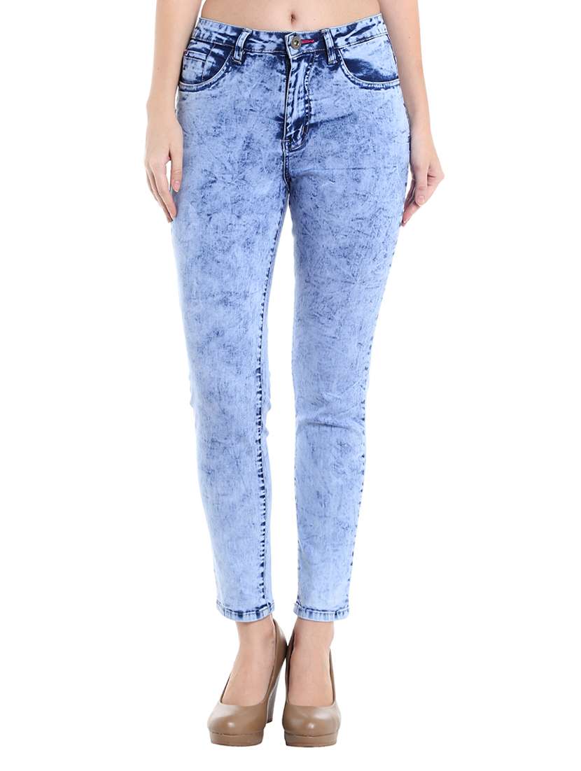 light blue denim jeans