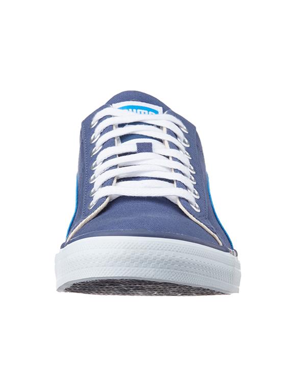 blue canvas lace up sneaker - 13773845 - Standard Image - 2