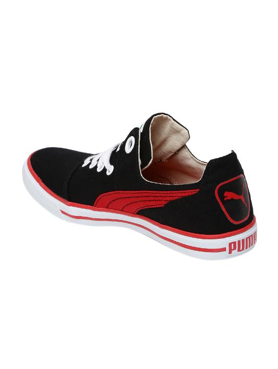 black canvas lace up sneaker - 13773854 - Standard Image - 2