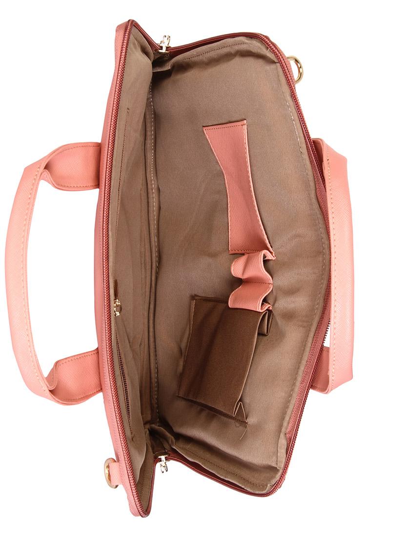 pink leatherette laptop bag - 13776026 - Standard Image - 2