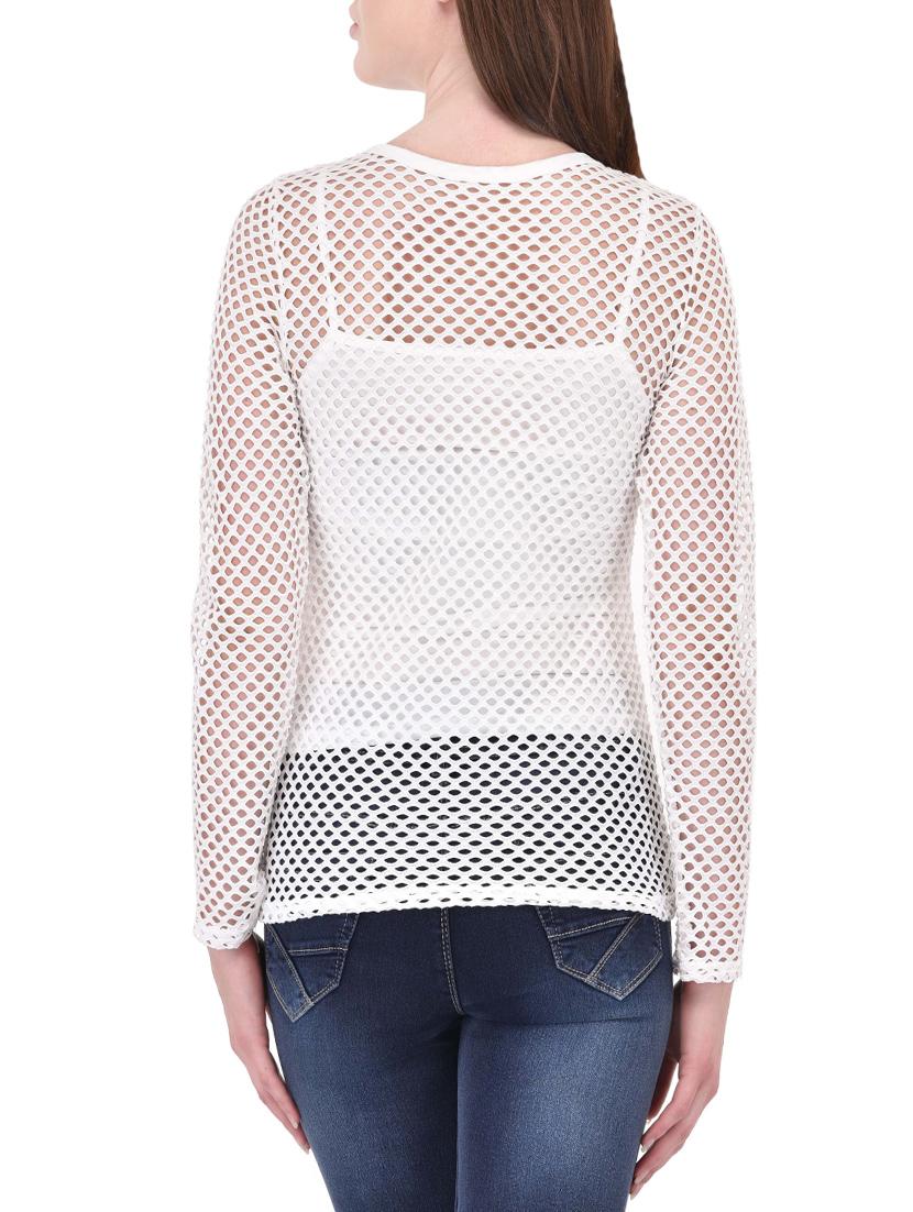 white net regular top - 13776923 - Standard Image - 2