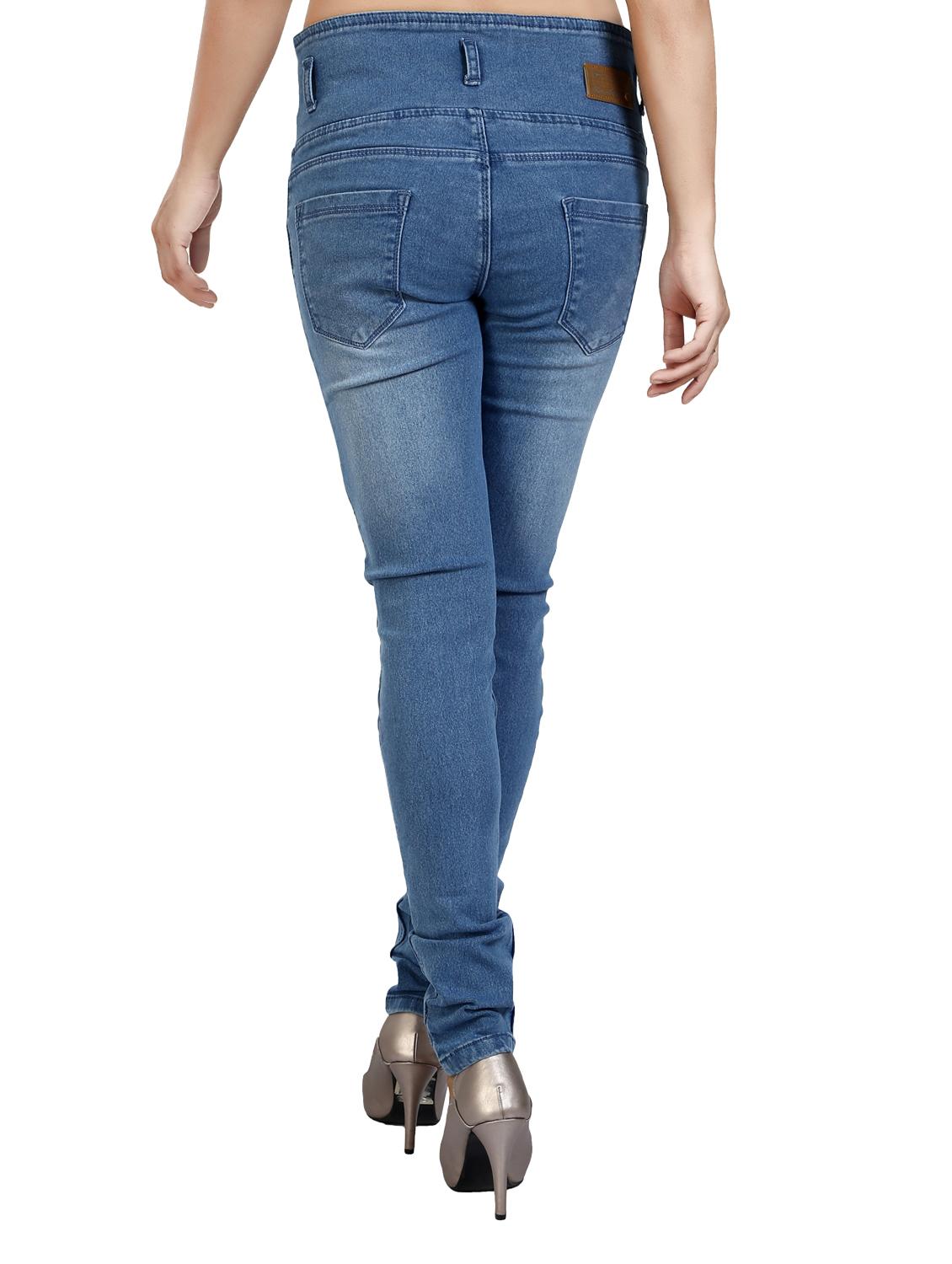 light blue embellished denim jeans - 13802607 - Standard Image - 2