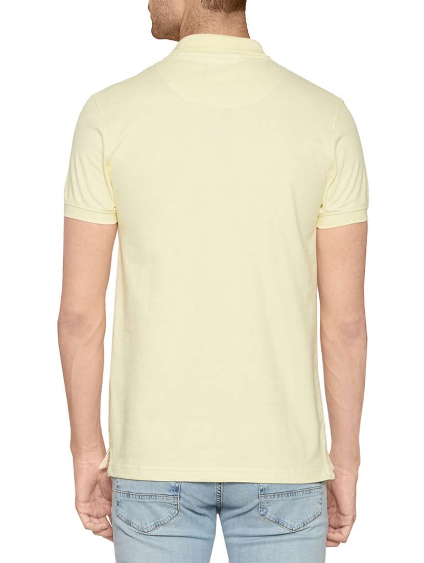 yellow cotton t-shirt - 13809503 - Standard Image - 2