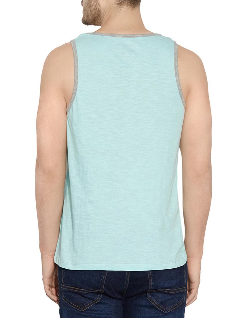 blue cotton vest - 13809505 - Standard Image - 2