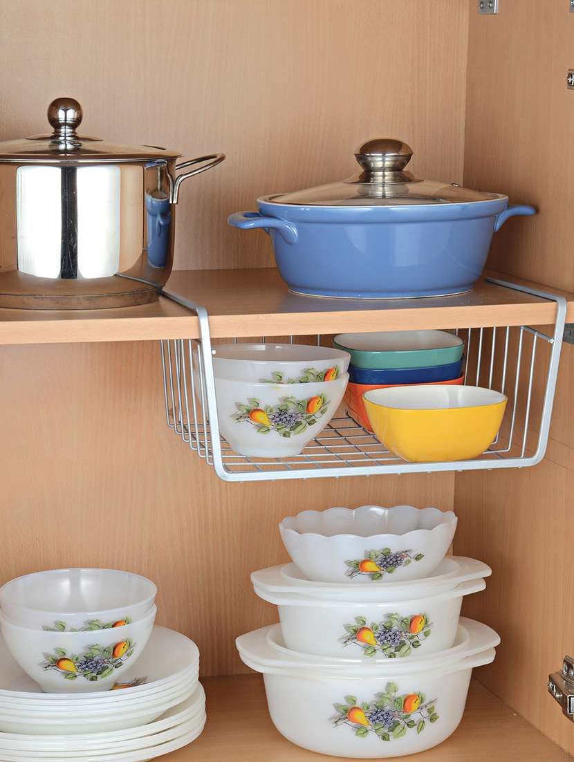 undershelf set of 2 steel basket