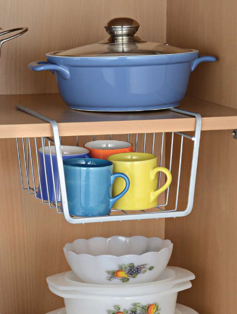 undershelf set of 2 steel basket