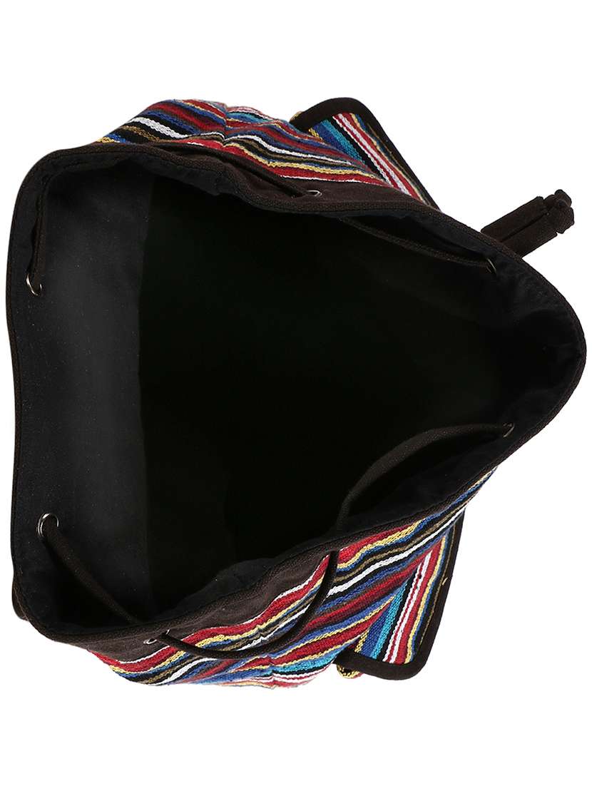 multi colored canvas backpack - 13810165 -  Standard Image - 2