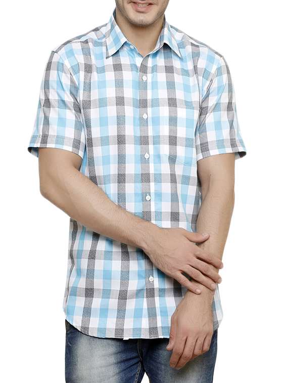 white cotton casual shirt