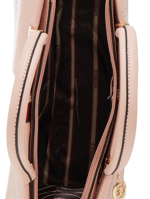 pink leatherette handbag - 13822282 - Standard Image - 2
