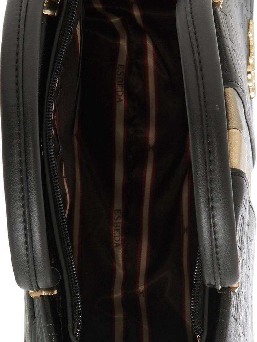 black leatherette handbag - 13822286 - Standard Image - 2