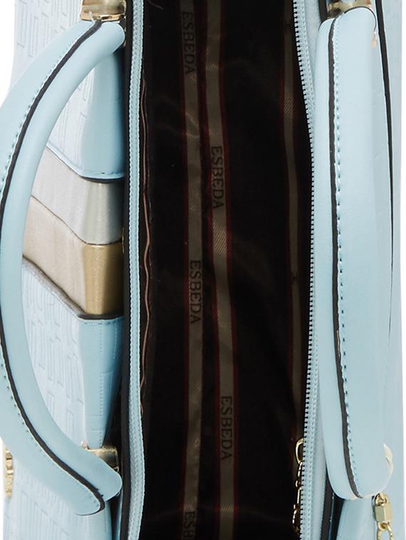 blue leatherette handbag - 13822287 - Standard Image - 2