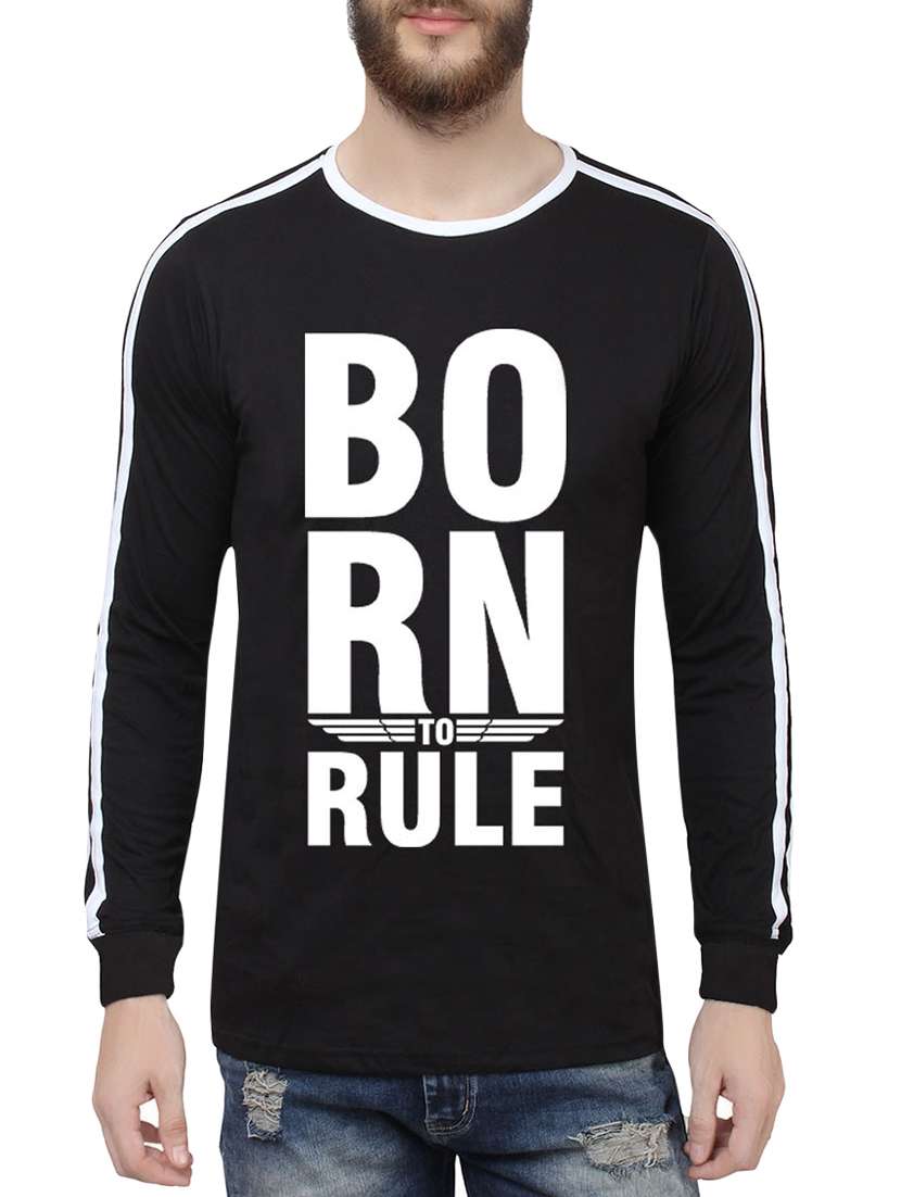 black cotton t-shirt