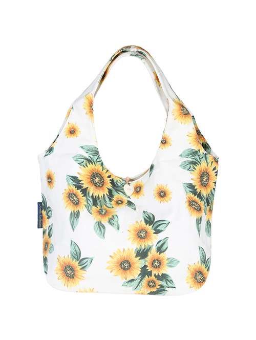 white canvas printed shopping bag - 13827837 - Standard Image - 0
