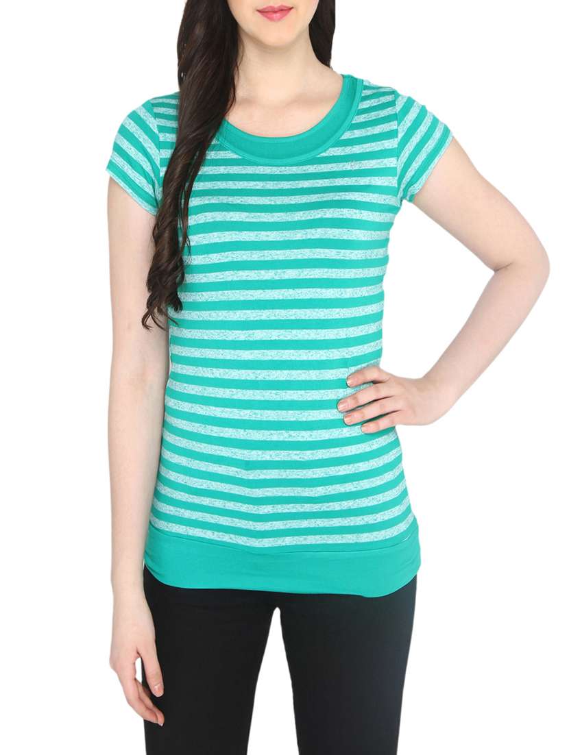 green cotton regular tshirt