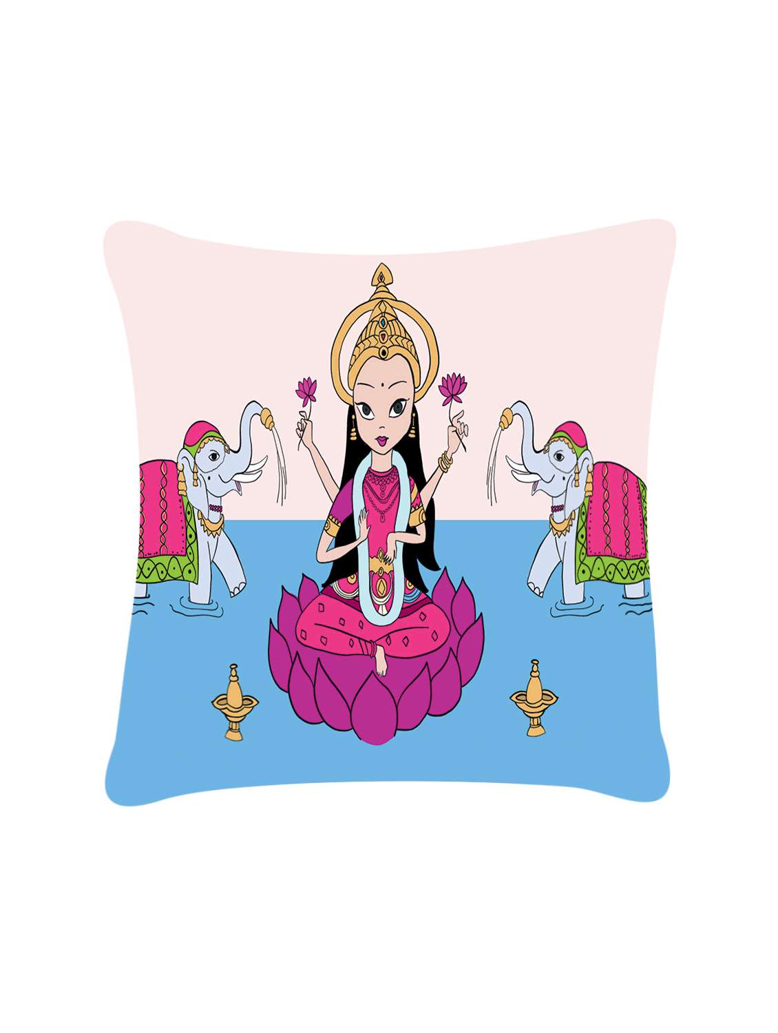 ambbi collection digitally religious printed cushion cover