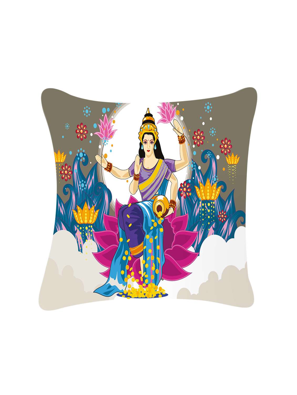 ambbi collection digitally religious printed cushion cover