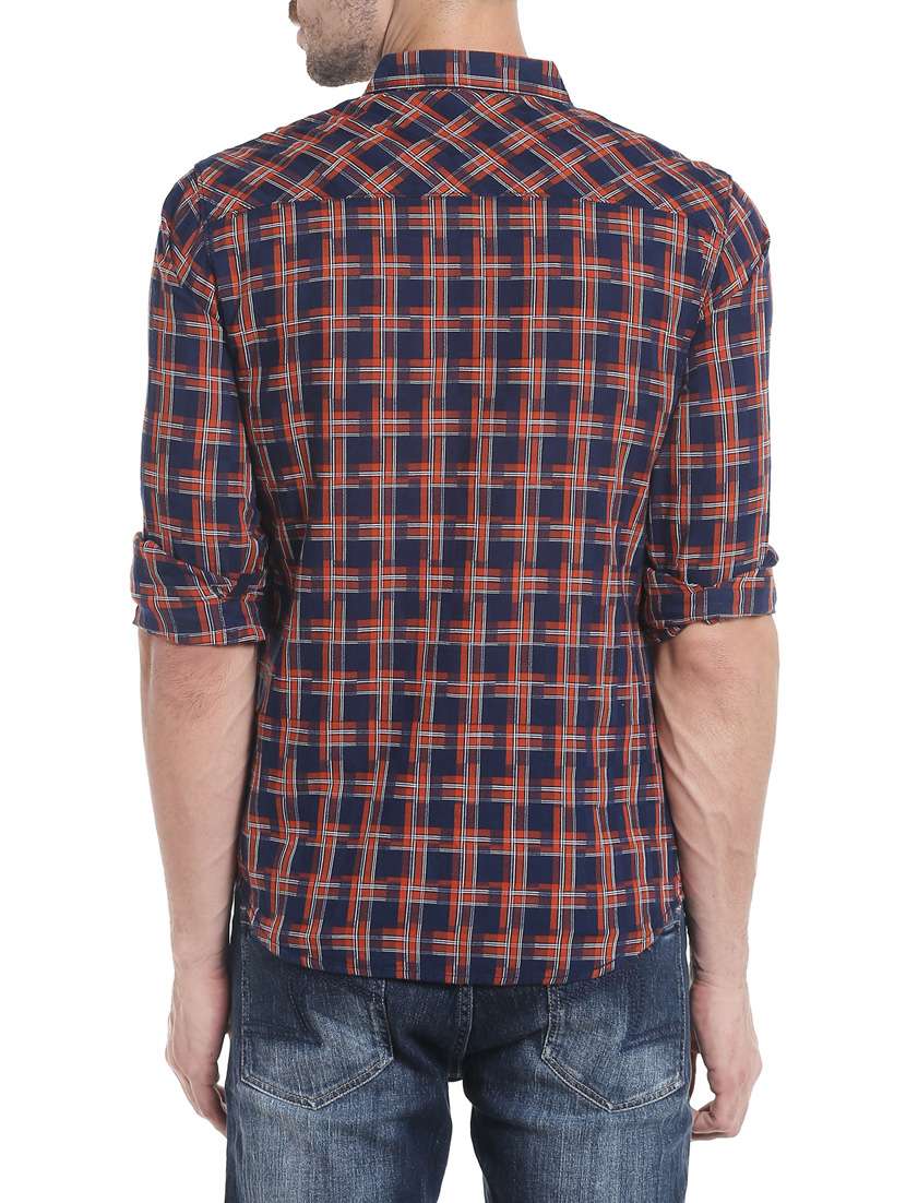 multi colored cotton casual shirt - 13834841 -  Standard Image - 2